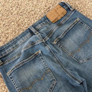 American Eagle Blue Jeans | Flex, Original Straight, Size (28 x 32) | Teen Fit